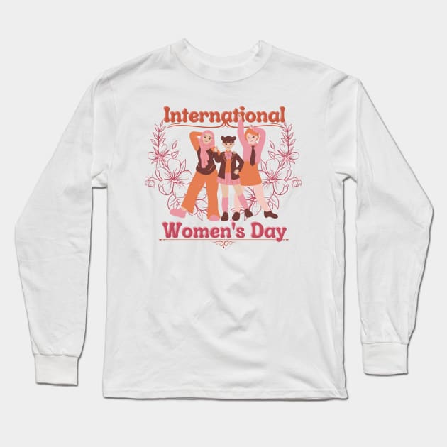 International Women's Day Long Sleeve T-Shirt by D'via design